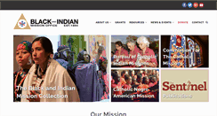 Desktop Screenshot of blackandindianmission.org
